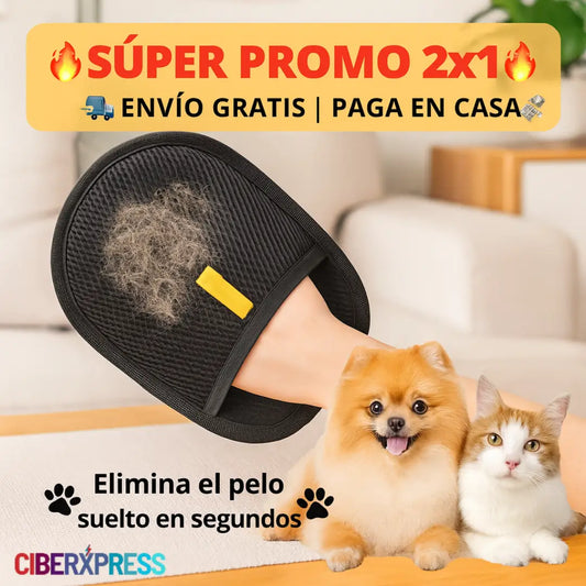 MagicGlove 2x1: El guante que quita pelos sin esfuerzo🧤🐶