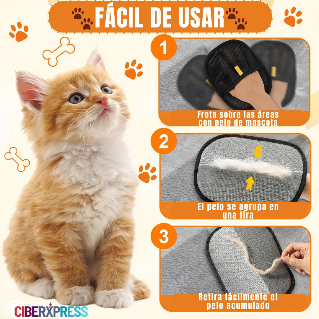 MagicGlove 2x1: El guante que quita pelos sin esfuerzo🧤🐶