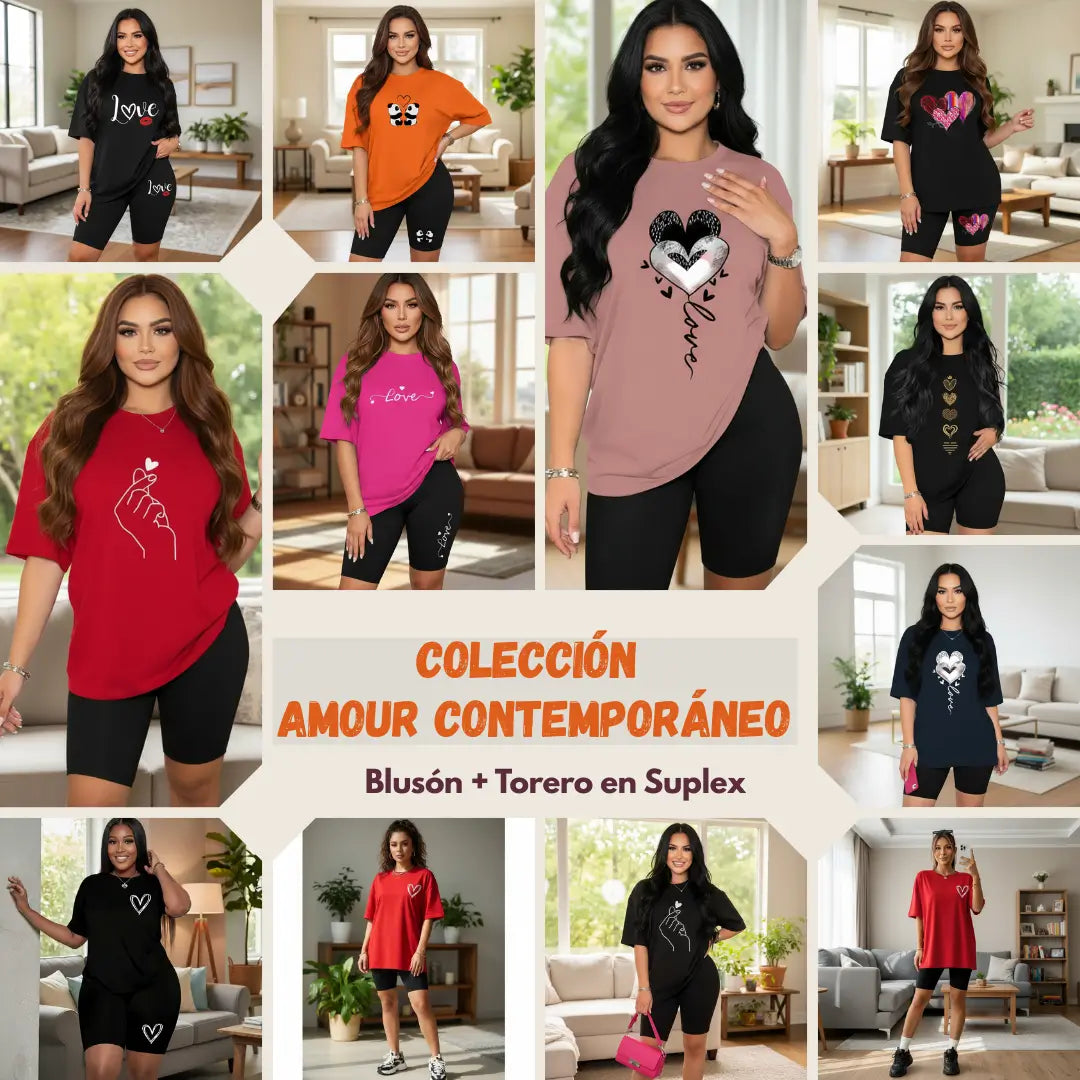 Set Essenza Urbana 💖 Blusón + Torero en Suplex 🌸 Comodidad y Estilo en un Solo Outfit