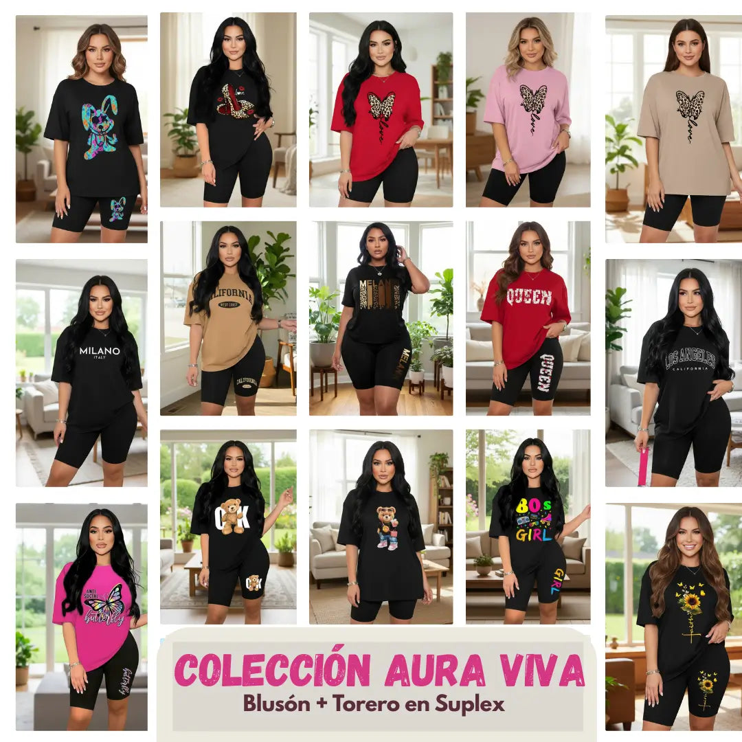 Set Essenza Urbana💝 Blusón + Torero en Suplex 🌸 Comodidad y Estilo en un Solo Outfit