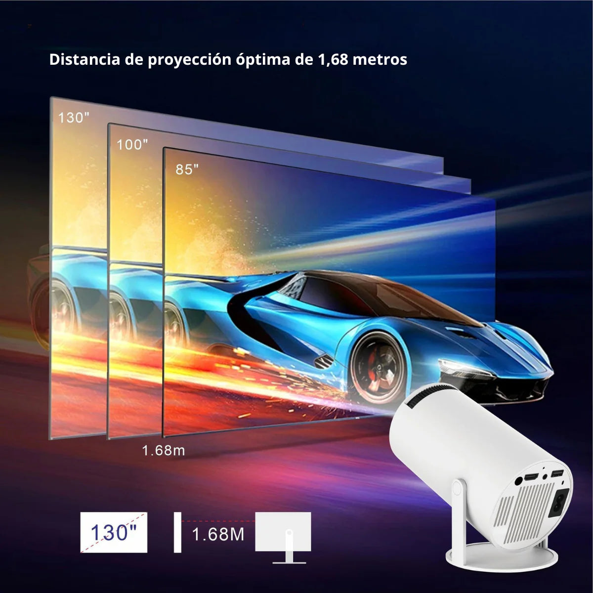Proyector Hy300 Smart Android Full Hd