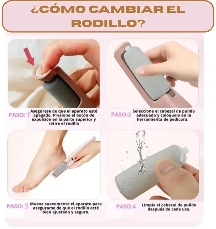 Removedor de Callos Eléctrico Recargable👣Pies suaves al instante🌷