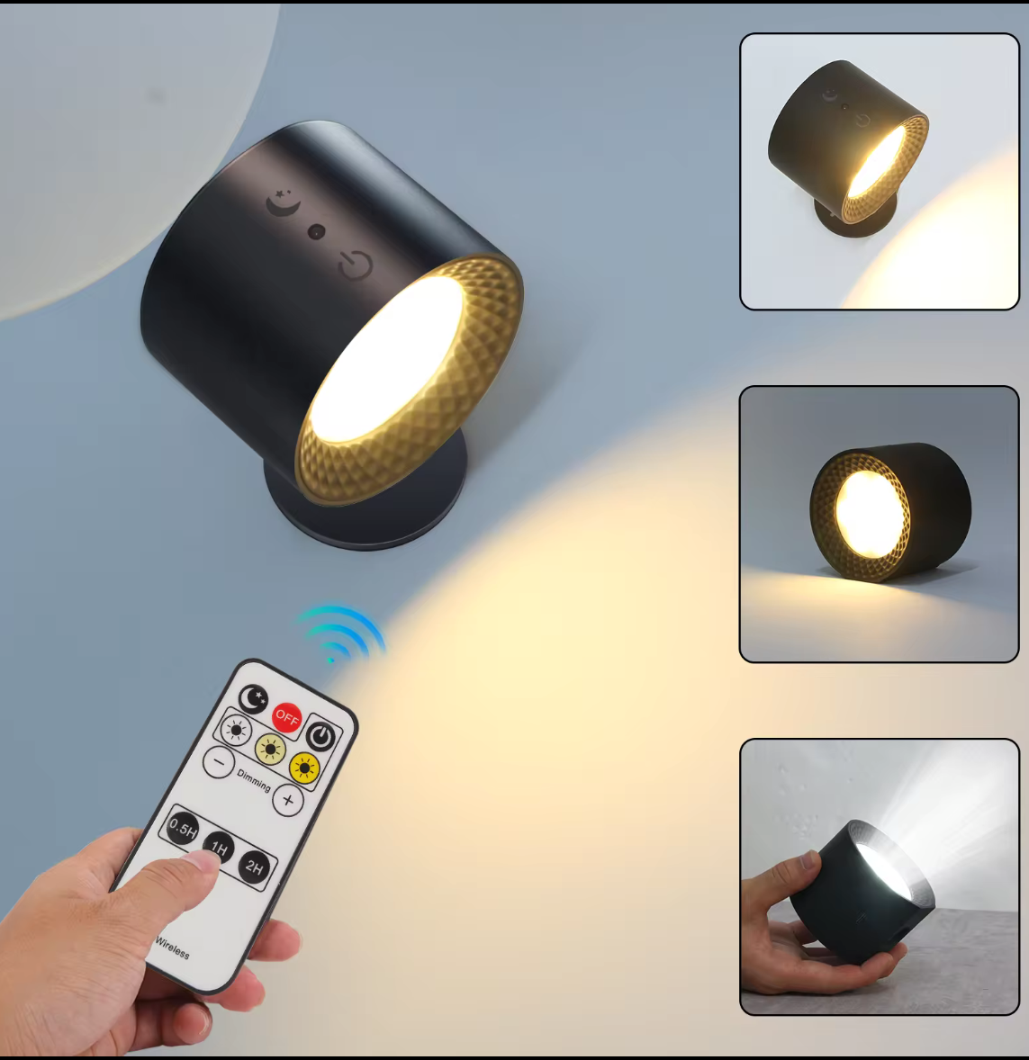Lámpara LED Magnética 360° Recargable